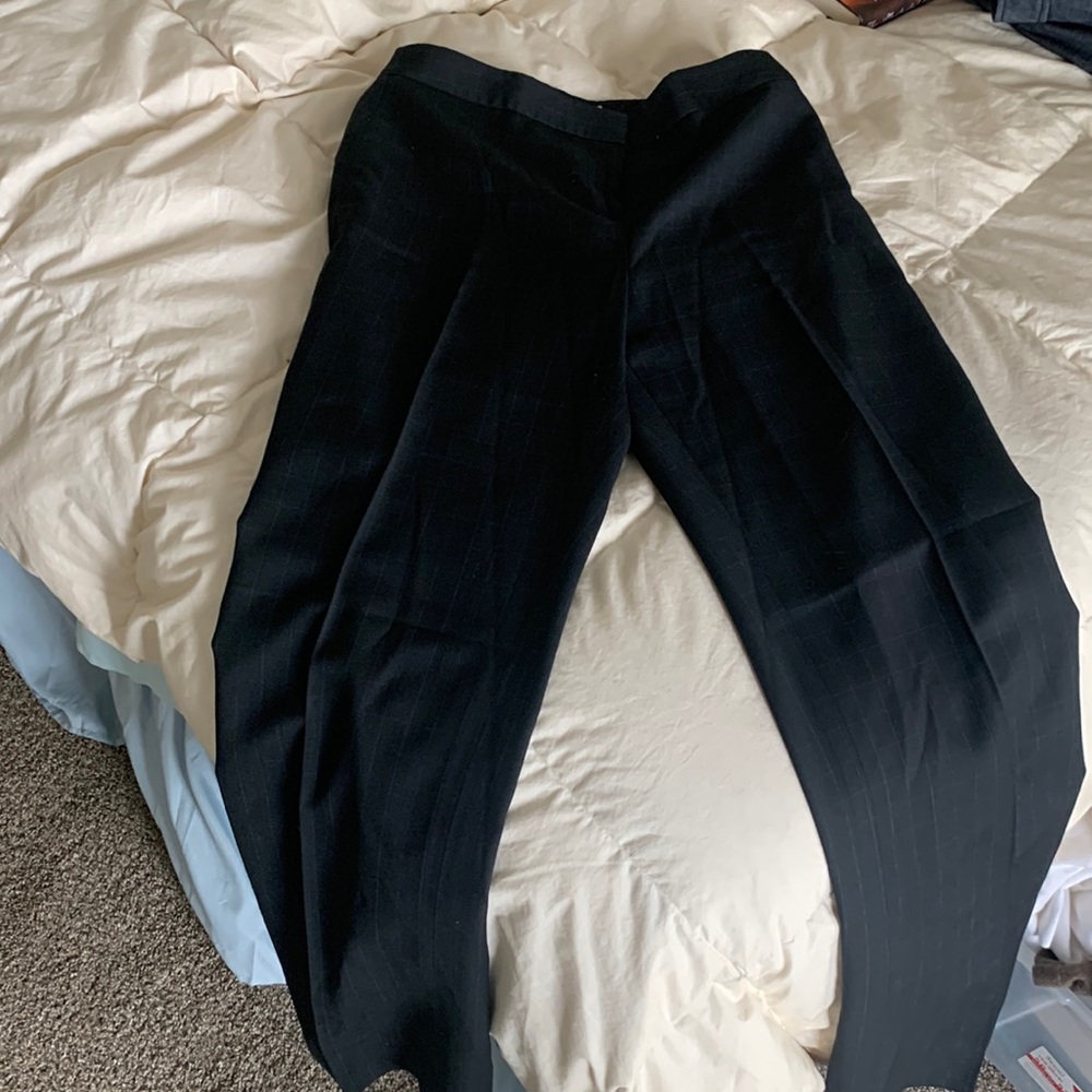 LOFT Petite Black Suit Pants